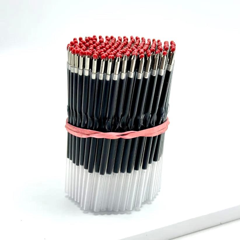 10 Replacement Ink Refills for Long Barrel Beadable Pens Only, See Photo For Pen Style