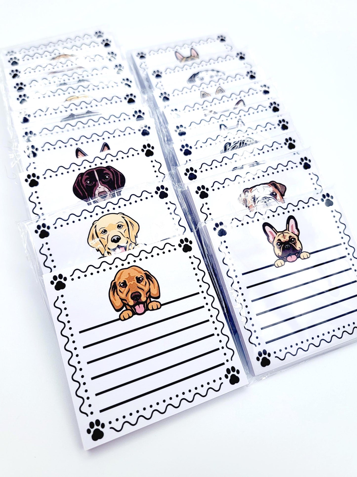 Dog Breed Dog Mom Memo Notepad, Cute Dog Lover Note Pad