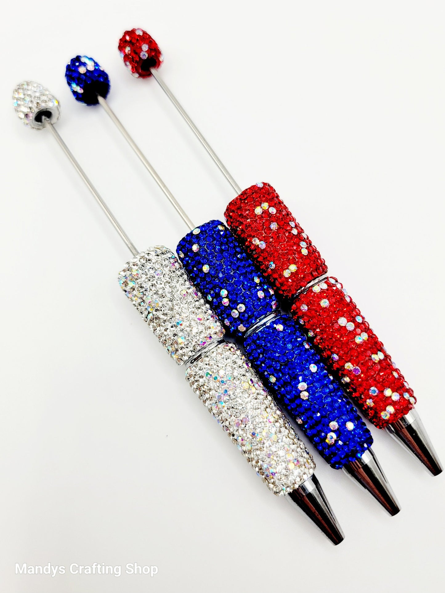 Sparkle Rhinestone Beadable Pen and Cap