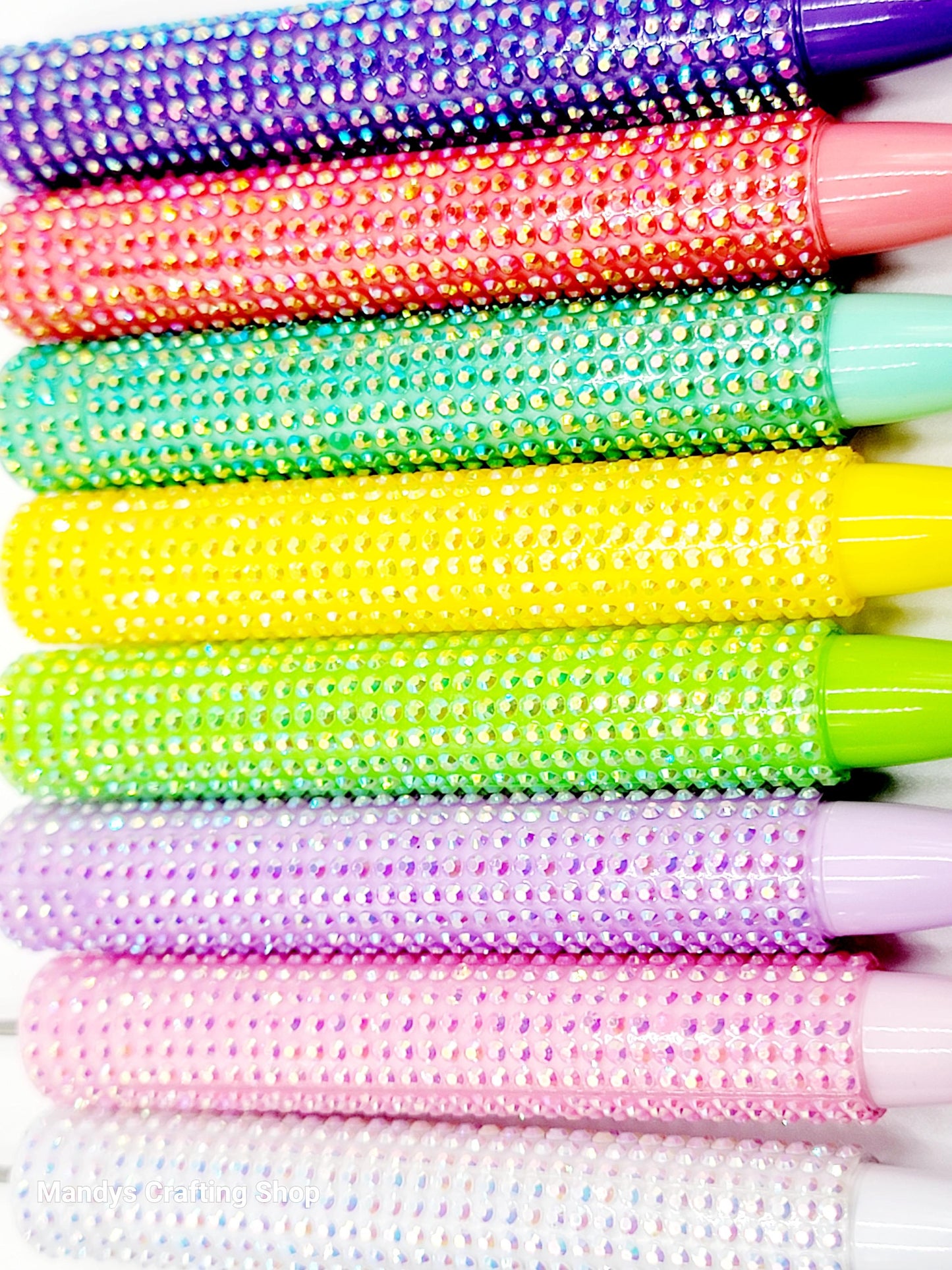 Colorful beaded跳绳 on a white background