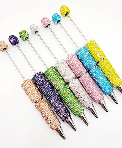 Sparkle Rhinestone Beadable Pen and Cap
