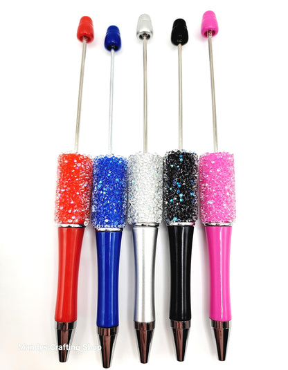 Sugar Glitter Beadable Pen