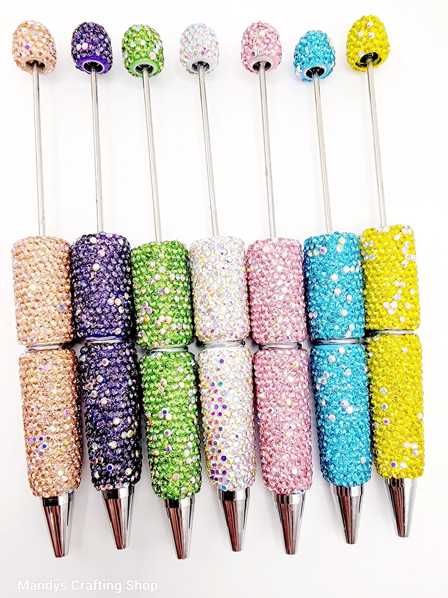 Sparkle Rhinestone Beadable Pen and Cap
