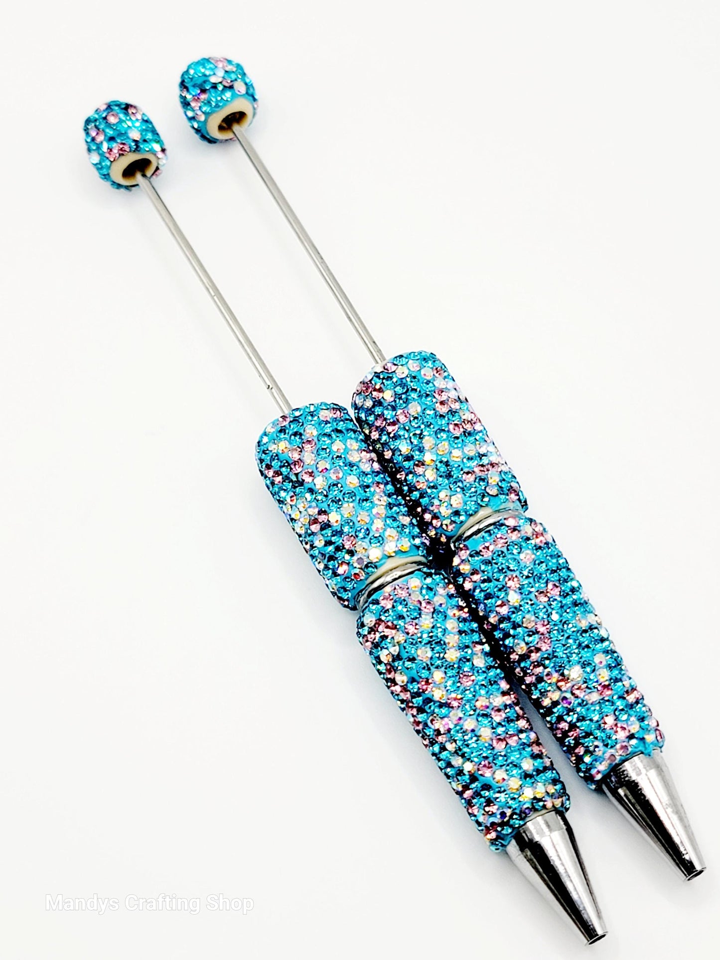 Sparkle Rhinestone Beadable Pen and Cap