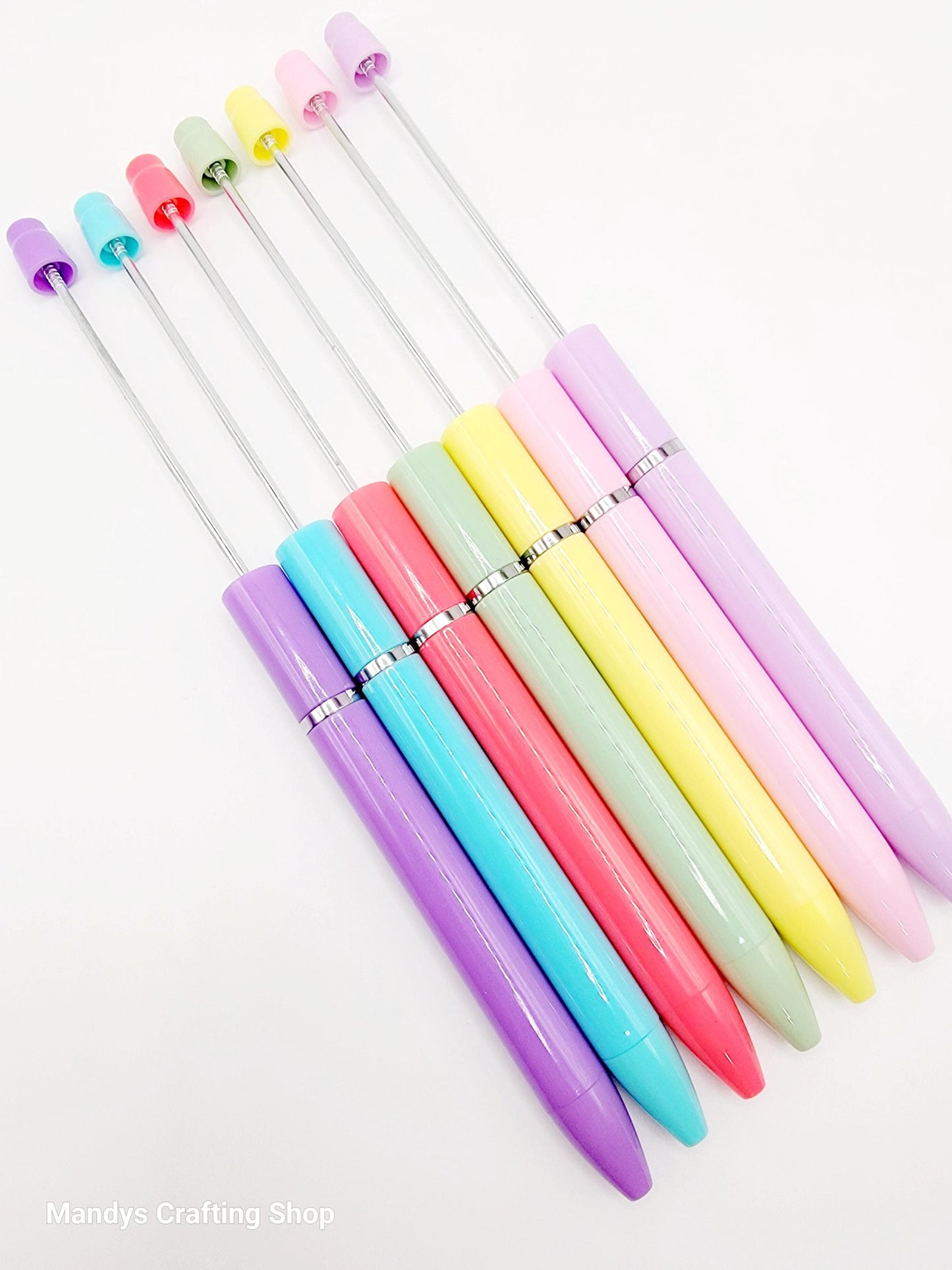 Matte Pastel & Bright Beadable Pen Blanks – Refillable