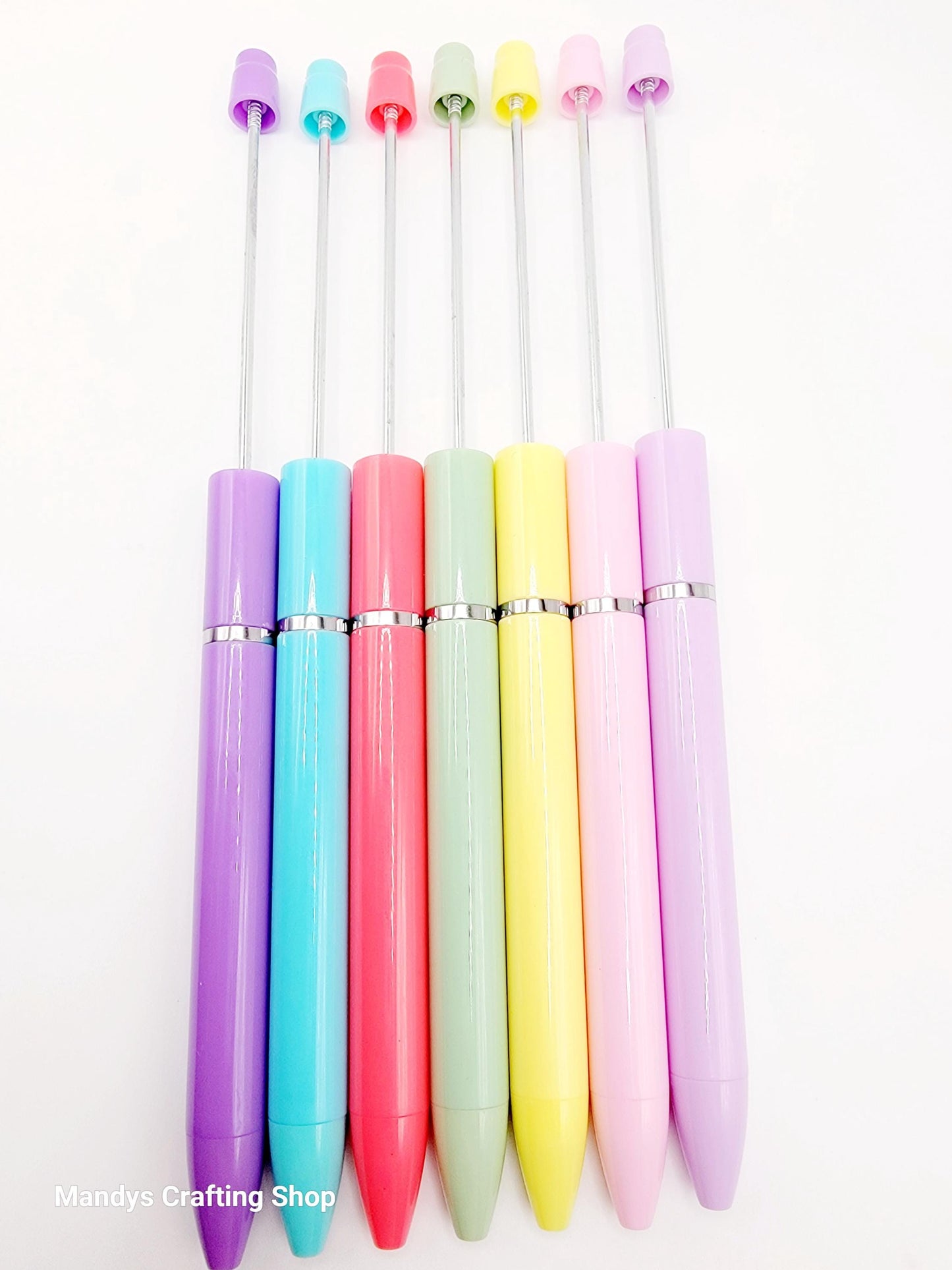 Matte Pastel & Bright Beadable Pen Blanks – Refillable