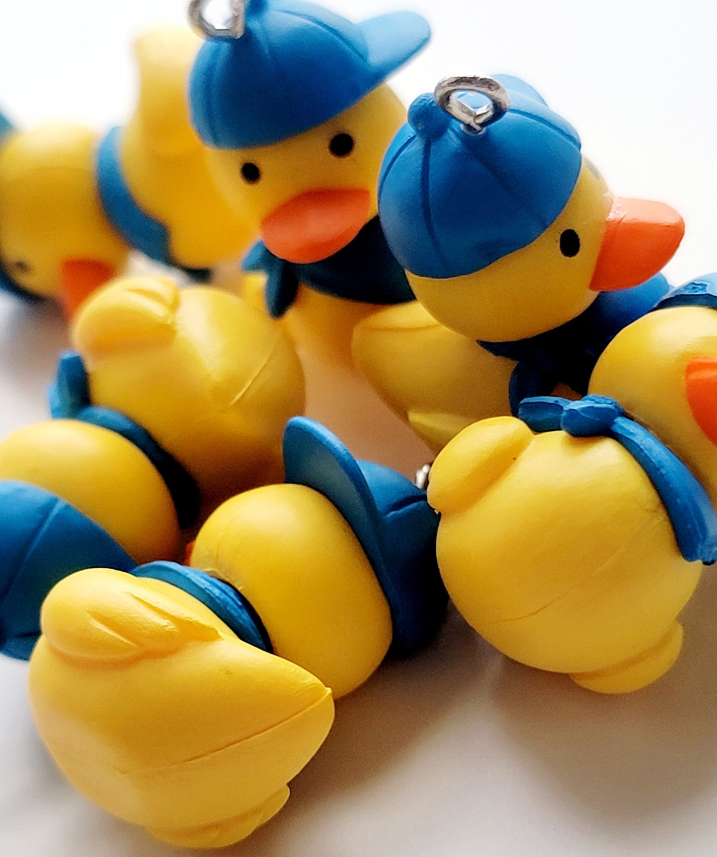 Kawaii Yellow Duck Resin Charms (Set of 2) – Eyehook Charms