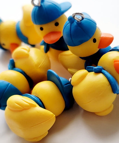 Kawaii Yellow Duck Resin Charms (Set of 2) – Eyehook Charms