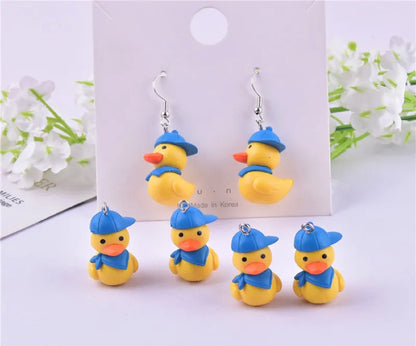 Kawaii Yellow Duck Resin Charms (Set of 2) – Eyehook Charms