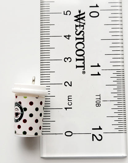 Kawaii Coffee Cup Resin Charms (Set of 2) - Eyehook Charms