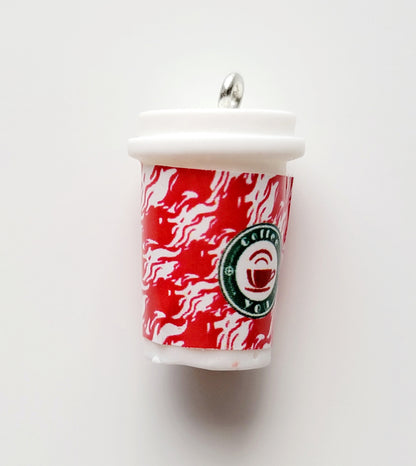 Kawaii Coffee Cup Resin Charms (Set of 2) - Eyehook Charms