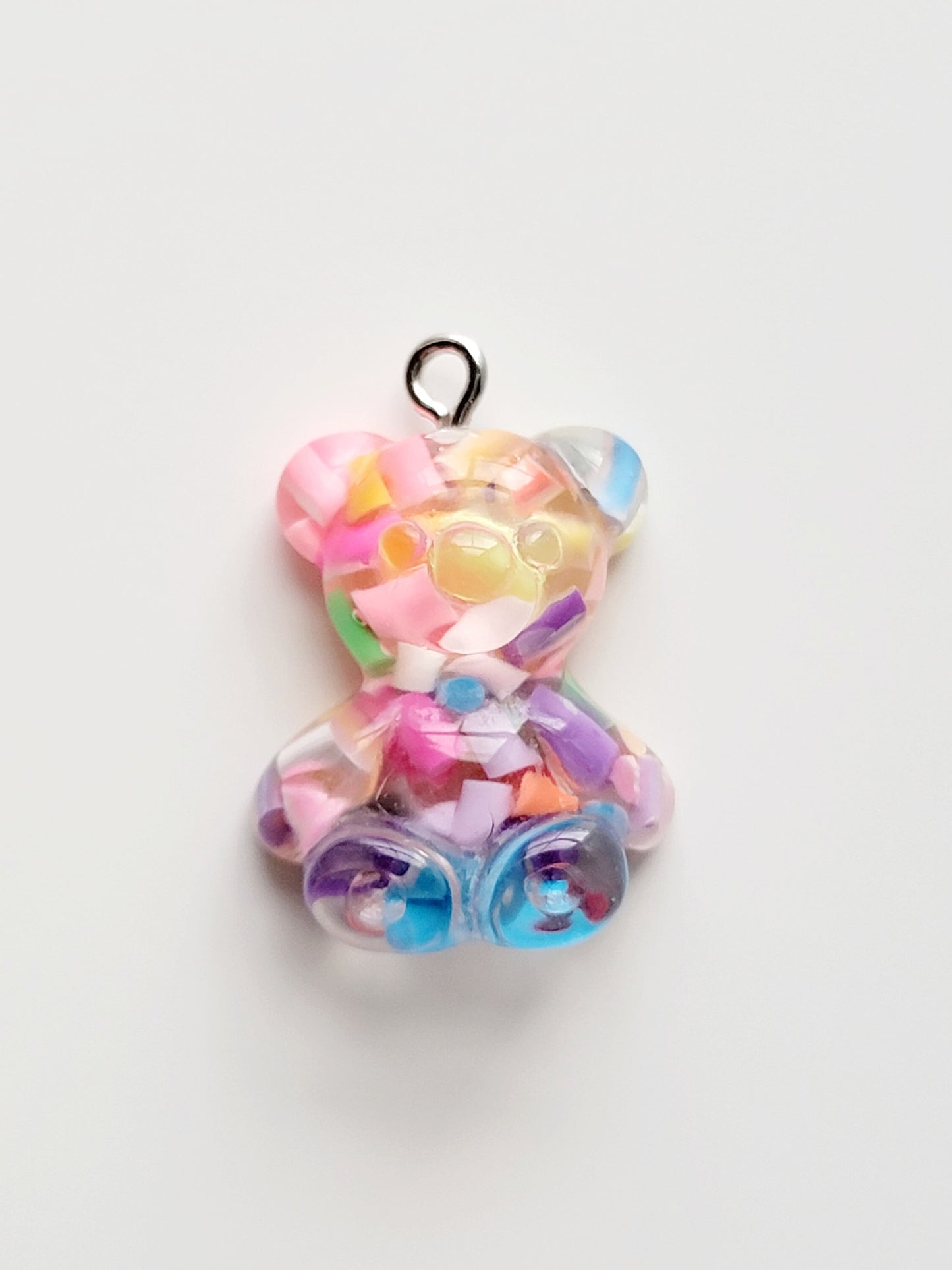 Confetti Bear Resin Charm (Set of 2) - Eyehook Charms