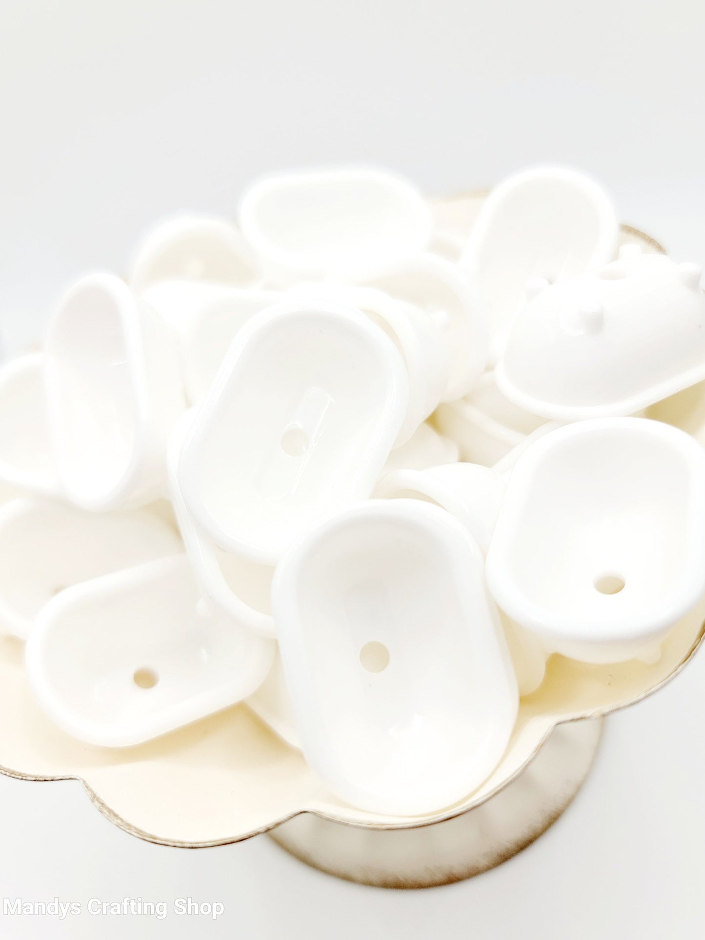 3D Plastic Duck Bathtub Focal Bead (Pack of 1, 2, 5)