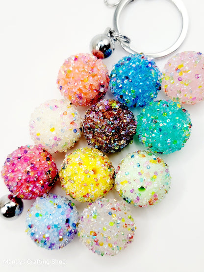 20mm Sugar Bubblegum Acrylic Beads (Set of 5) – Opaque Color Mix