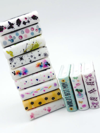 Sassy Reading Book Silicone Focal Bead – Funny Smut Journal Pen Bead (Set of 1 or 2)