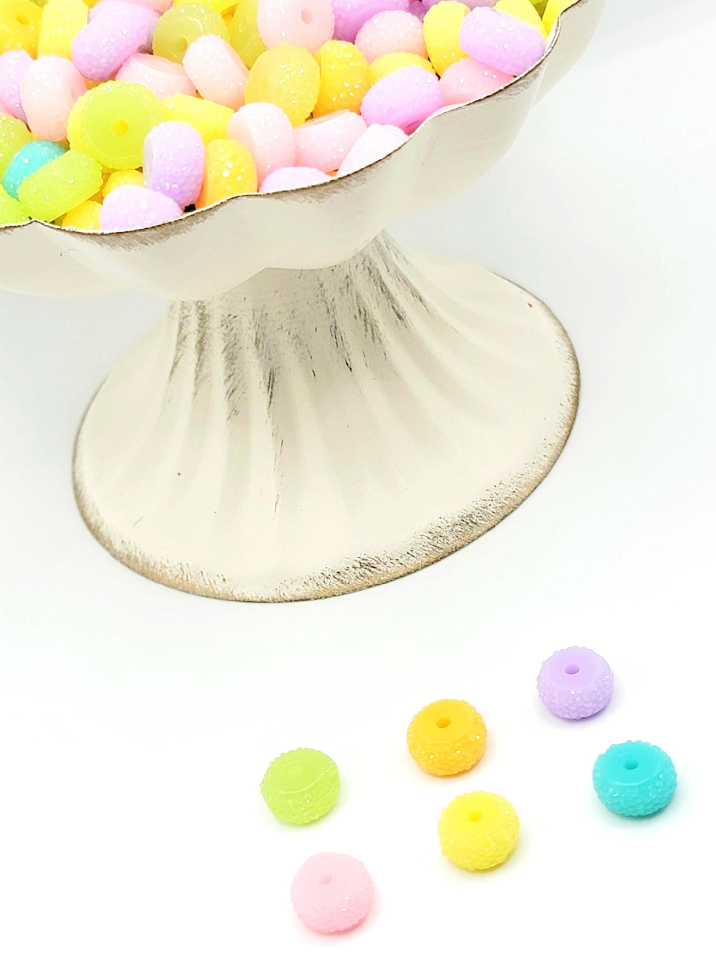 12mm Easter Spring Acrylic Gasket Spacer Beads Mix – Pack of 20
