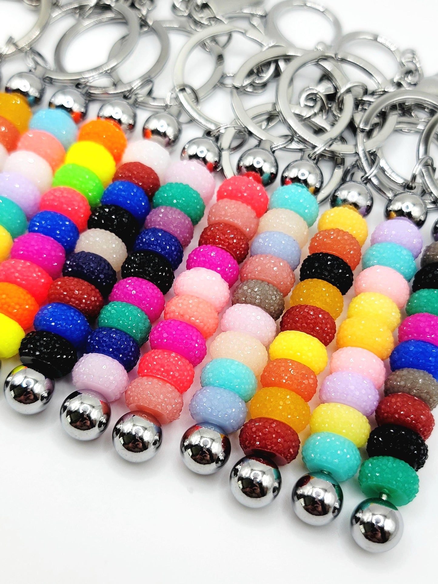 12mm Summer Twist Acrylic Gasket Spacer Beads Mix – Pack of 20