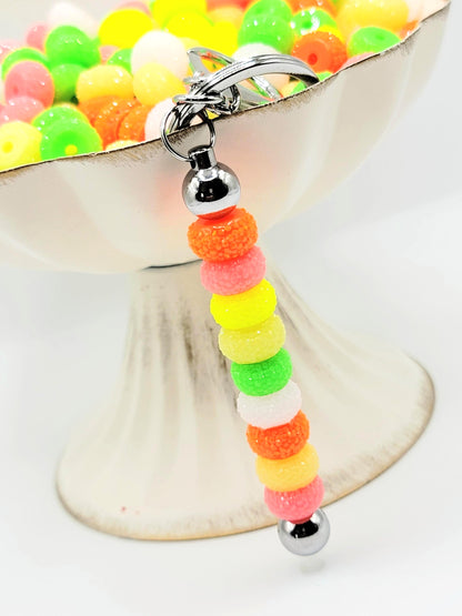 12mm Citrus Splash Acrylic Gasket Spacer Beads Mix – Pack of 20