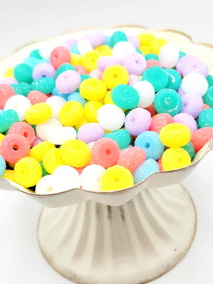 12mm Island Vibes Acrylic Gasket Spacer Beads Mix – Pack of 20