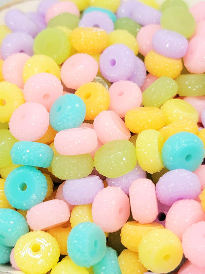 12mm Easter Spring Acrylic Gasket Spacer Beads Mix – Pack of 20