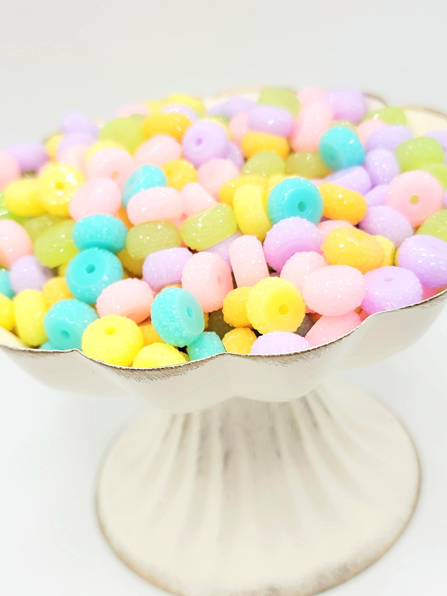 12mm Easter Spring Acrylic Gasket Spacer Beads Mix – Pack of 20