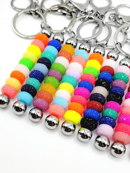 12mm Desert Glow Acrylic Gasket Spacer Beads Mix – Pack of 20