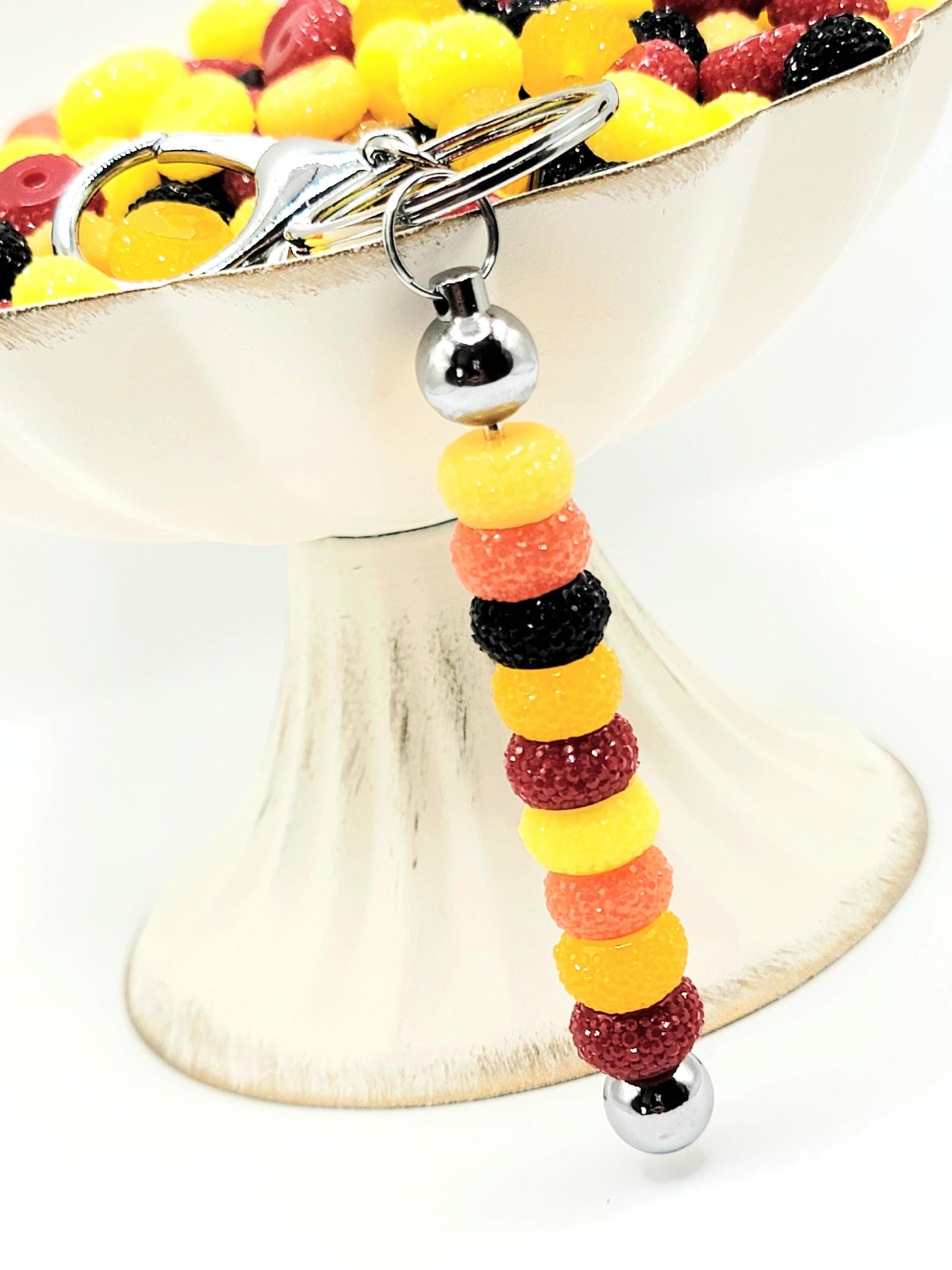 12mm Autumn Glow Acrylic Gasket Spacer Beads Mix – Pack of 20