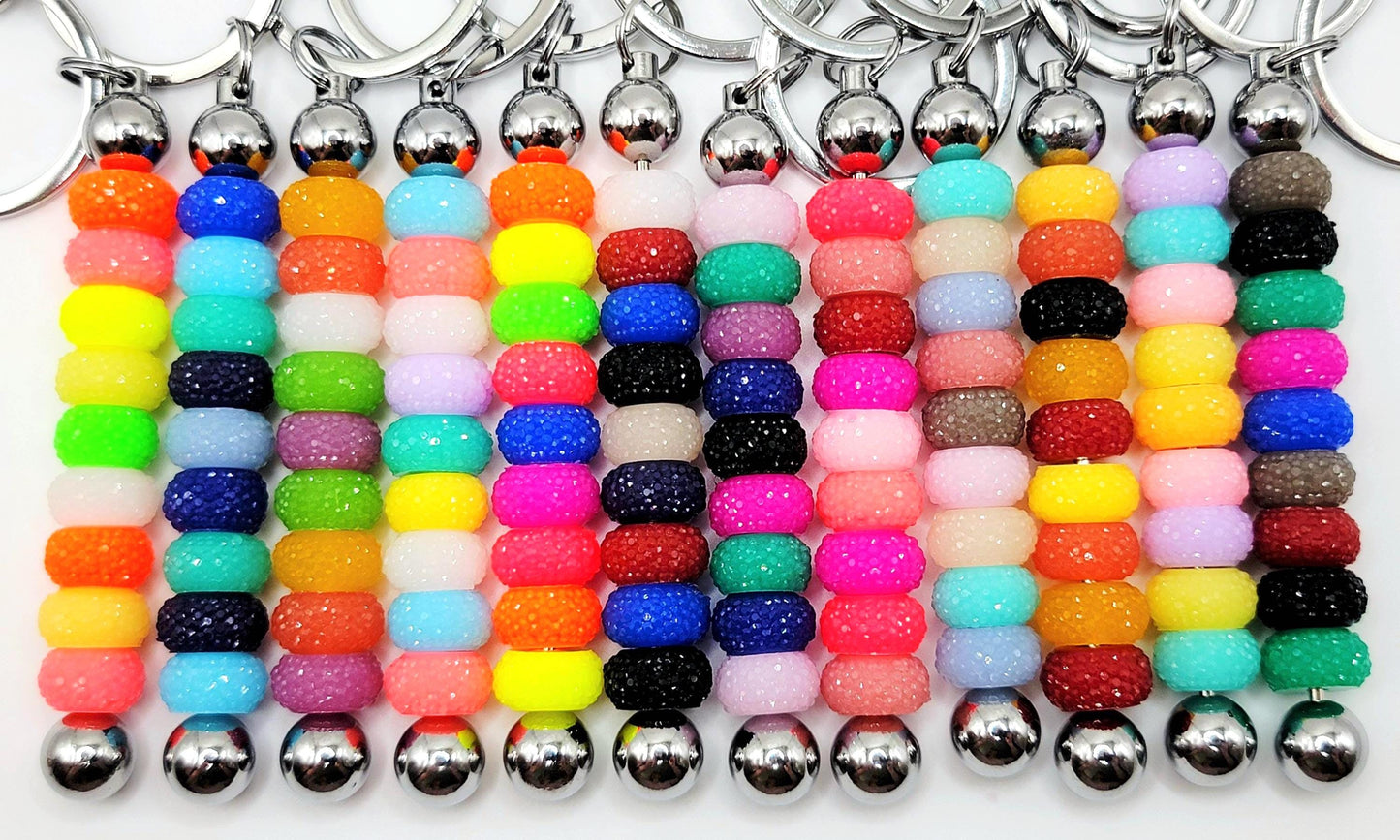 12mm Autumn Glow Acrylic Gasket Spacer Beads Mix – Pack of 20