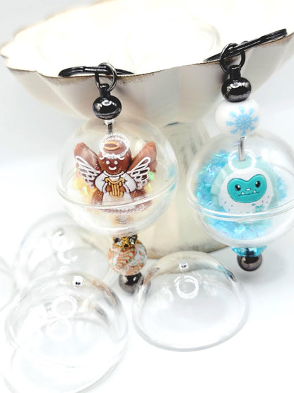 Clear Snow Globe Acrylic Beads, 44mm – Set of 2 or 5