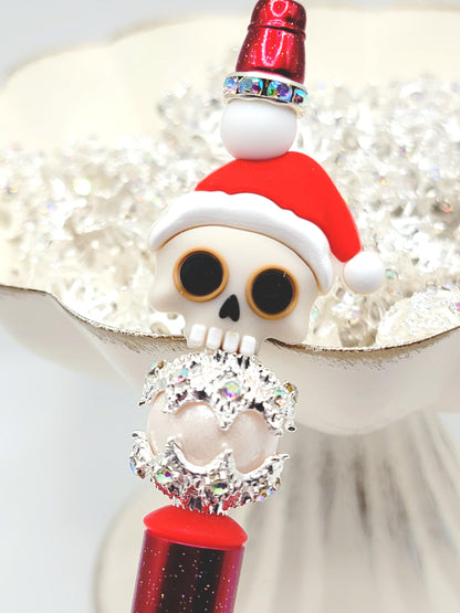 18mm Rhinestone Metal Bead Caps (Set of 1 or 2) -  Fancy Spacer Covers (Fits 16mm Beads)