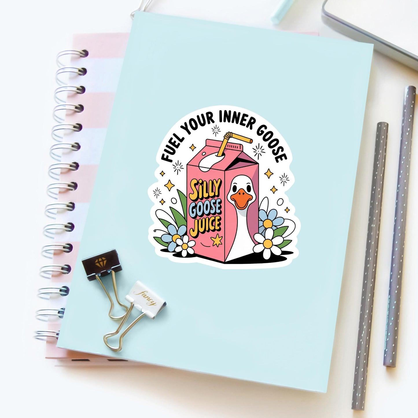 Silly Goose Juice Sticker – Funny Sarcastic Vinyl Decal