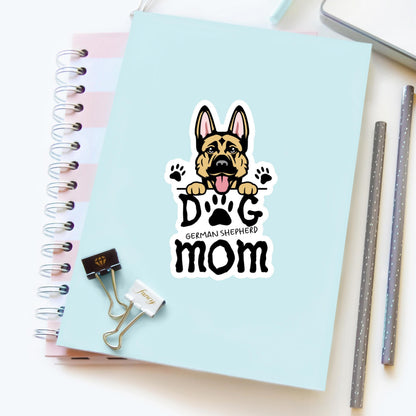 German Shepherd Dog Mom Sticker – Cute Dog Vinyl Decal