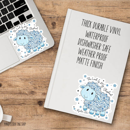The Lord Is My Shepherd Sticker – Psalm 23:1 Inspirational Decal