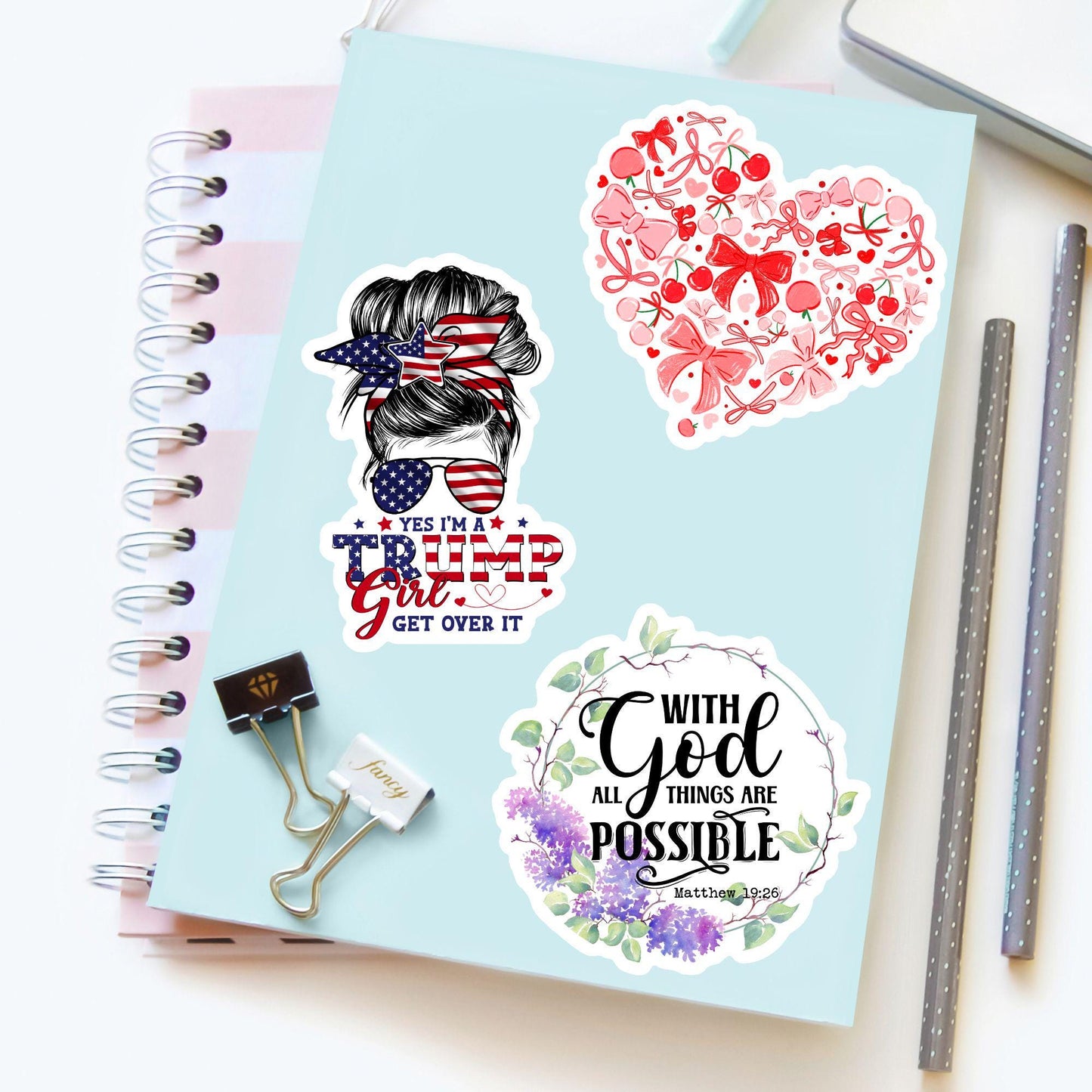 Trump Girl Sticker – Patriotic USA Political Vinyl Decal