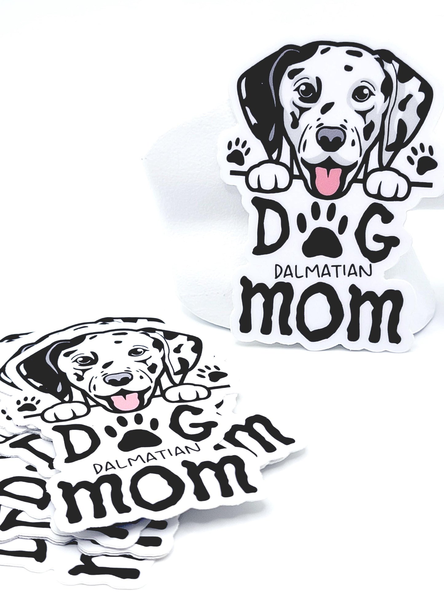 Dalmatian Dog Mom Sticker – Waterproof Vinyl Dog Lover Decal