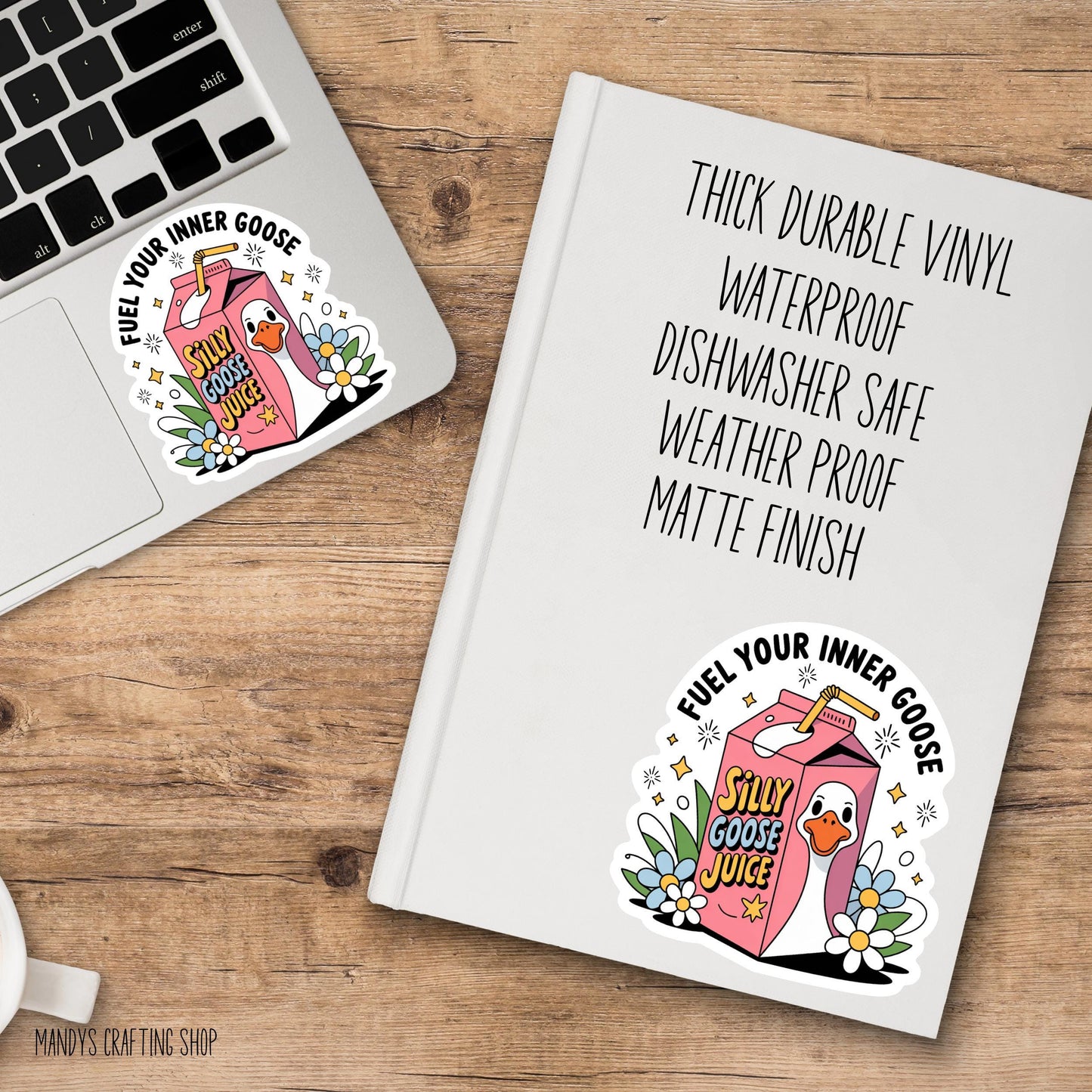 Silly Goose Juice Sticker – Funny Sarcastic Vinyl Decal