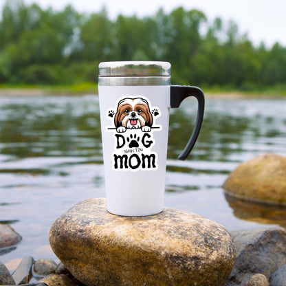 Shih Tzu Dog Mom Sticker – Cute Dog Vinyl Decal
