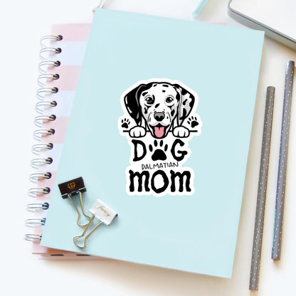 Dalmatian Dog Mom Sticker – Waterproof Vinyl Dog Lover Decal