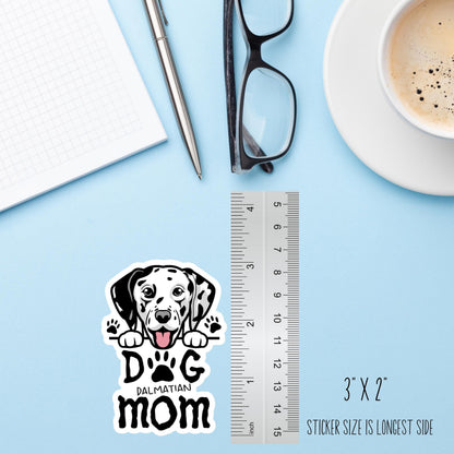Dalmatian Dog Mom Sticker – Waterproof Vinyl Dog Lover Decal