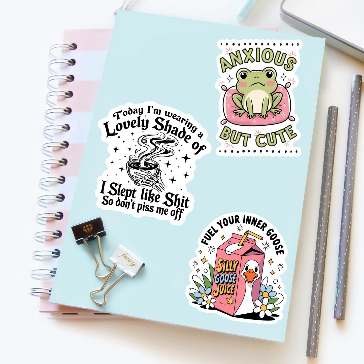 Today I’m Wearing a Lovely Shade Funny Skeleton Sticker - Humorous Vinyl Decal