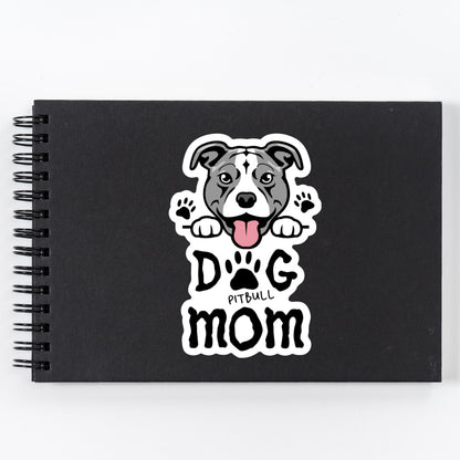 Pitbull Dog Mom Sticker – Waterproof Vinyl Dog Lover Decal