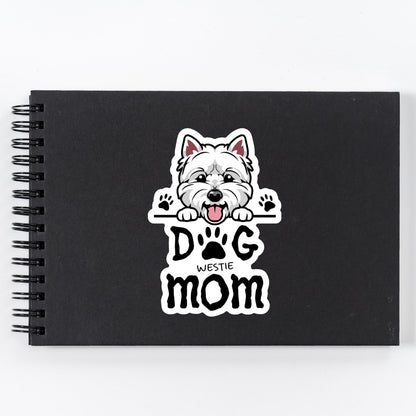 Westie Dog Mom Sticker – Waterproof Vinyl Dog Lover Decal