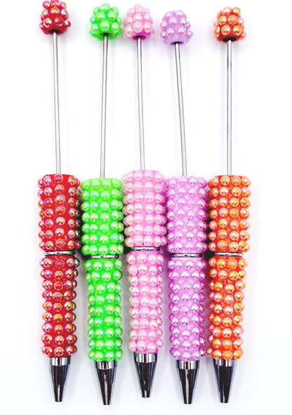 Iridescent Pearl Gems Beadable Pen