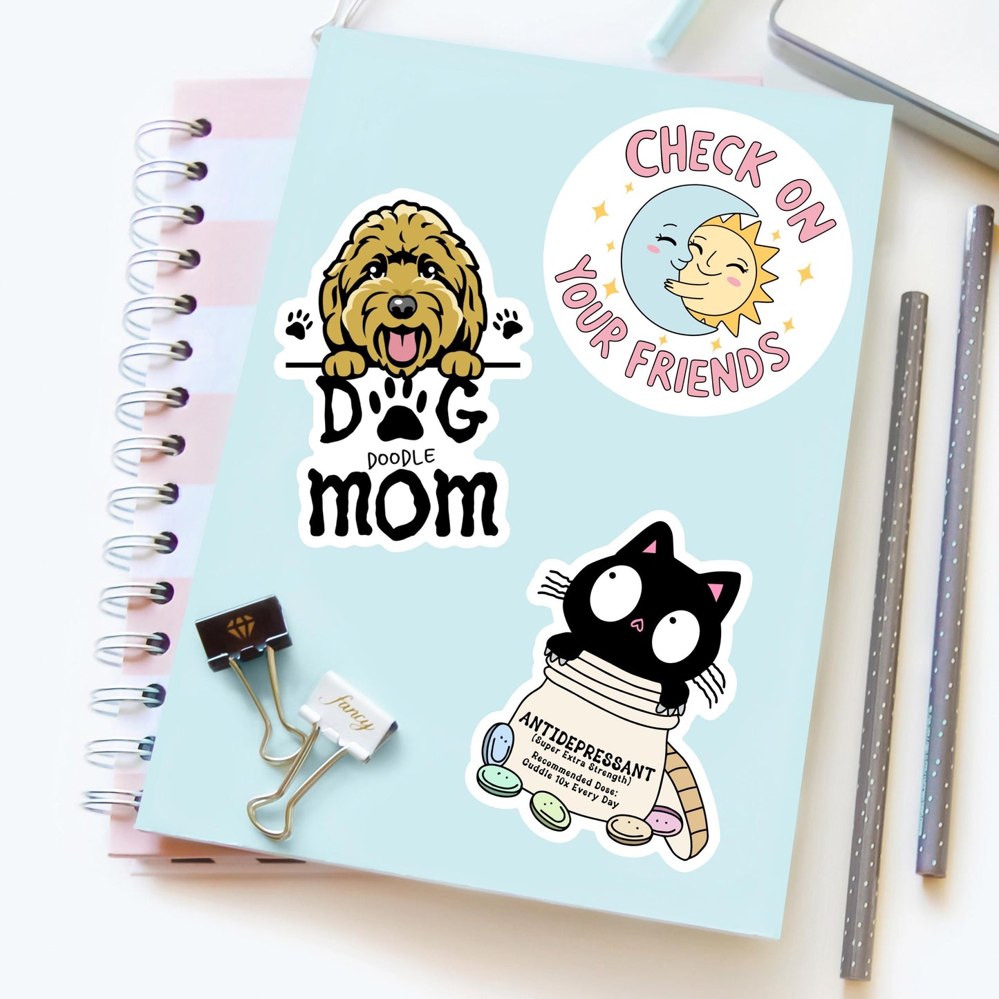 Doodle Dog Mom Sticker – Waterproof Vinyl Dog Lover Decal