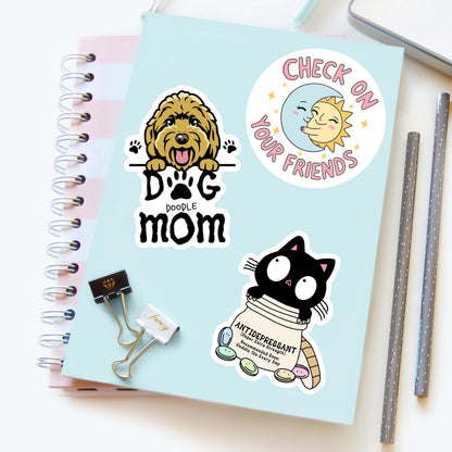 Doodle Dog Mom Sticker – Waterproof Vinyl Dog Lover Decal