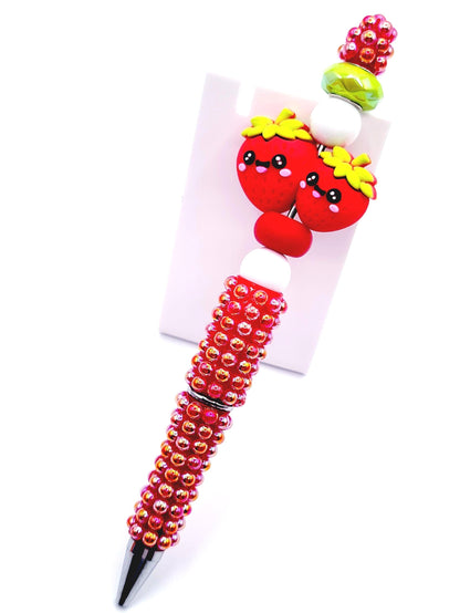 Iridescent Pearl Gems Beadable Pen