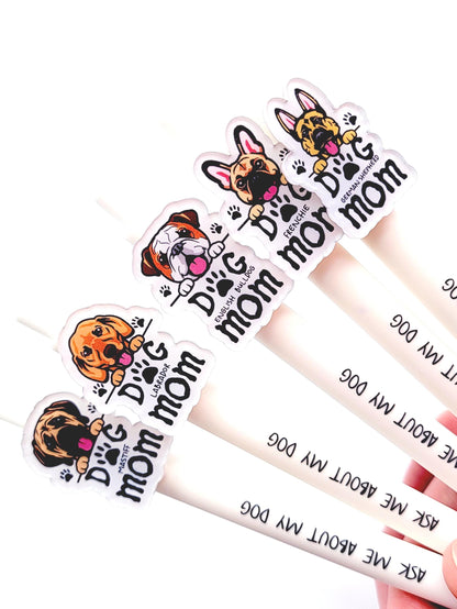 Dog Breed Dog Mom Ballpoint Pen, Cute Dog Lover Writing Pen