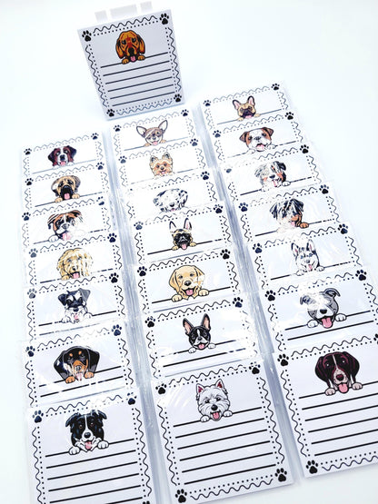 Dog Breed Dog Mom Memo Notepad, Cute Dog Lover Note Pad
