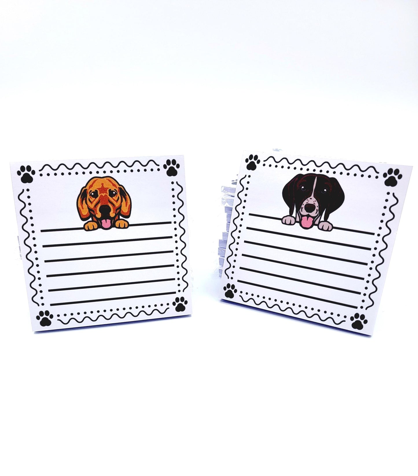 Dog Breed Dog Mom Memo Notepad, Cute Dog Lover Note Pad