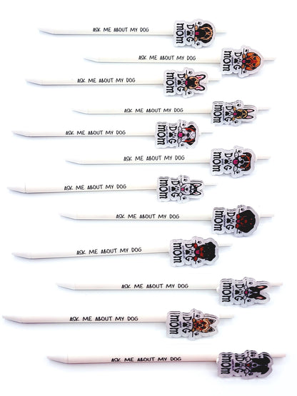 Dog Breed Dog Mom Ballpoint Pen, Cute Dog Lover Writing Pen